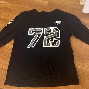 Nike Black Long Sleeve Shirt with Graphic 72